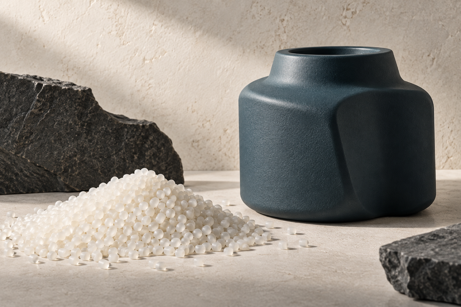 Conceptual polyethylene material and molded form
