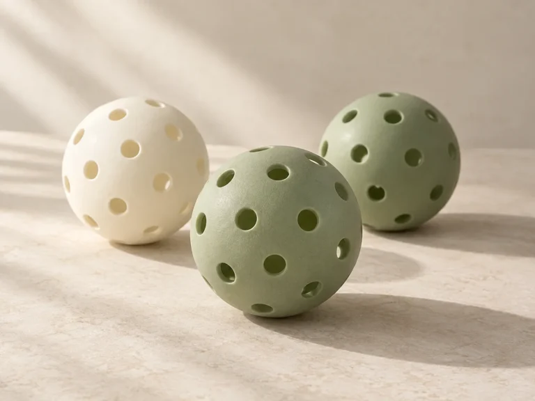 Conceptual perforated polymer sports balls