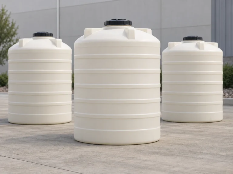 Conceptual molded plastic storage tanks