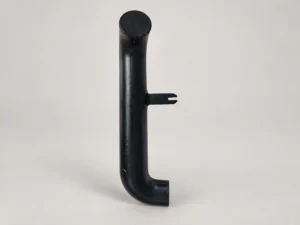 Molded tube with an integral bracket